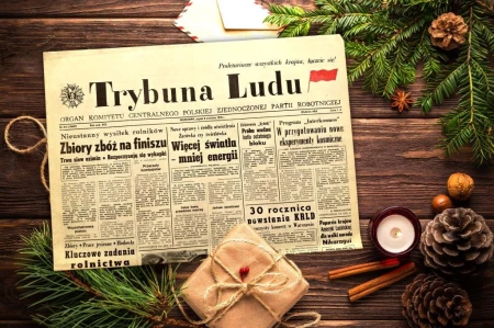 Oryginalna gazeta z wybranego dnia | zdjęcie poglądowe