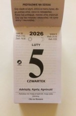 Kartka z kalendarza 2026