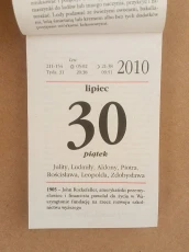 Kartka z kalendarza 2010
