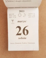 Kartka z kalendarza 2011