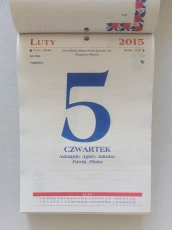 Kartka z kalendarza 2015