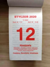 Kartka z kalendarza 2020